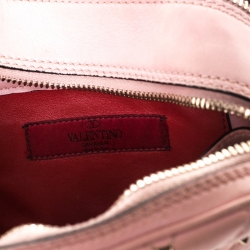 Pre Owned Valentino Loto Quilted Soft Leather Rockstud Spike Camera Bag