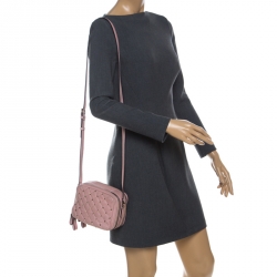 Pre Owned Valentino Loto Quilted Soft Leather Rockstud Spike Camera Bag