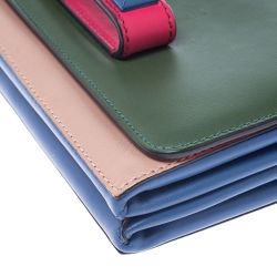 Pre Owned Valentino Multicolor Leather Va Va Voom Chain Shoulder Bag