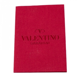 Pre Owned Valentino Old Rose Leather Rockstud Medium Glam Lock Flap Bag