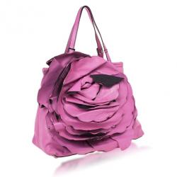 Valentino Rose Shopper Shoulder Handbag