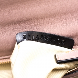 Pre Owned Valentino Beige Leather Rockstud Medium Glam Lock Flap Bag