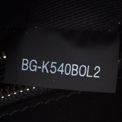 Pre Owned Valentino Black Leather Small Rockstud Trapeze Tote