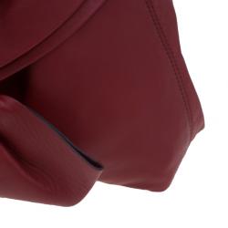 Pre Owned Valentino Red Leather Premier Bow Hobo