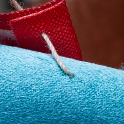 Pre Owned Valentino Brown Leather V Ring Shoulder Bag