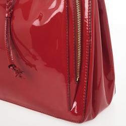 مملوكة مسبقًا Valentino Demetra Red Patent Leather Bag