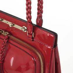 مملوكة مسبقًا Valentino Demetra Red Patent Leather Bag