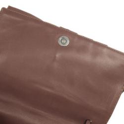 مملوكة مسبقًا Valentino Brown Bow Leather Flap Bag