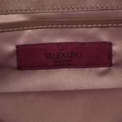 مملوكة مسبقًا Valentino Brown Bow Leather Flap Bag