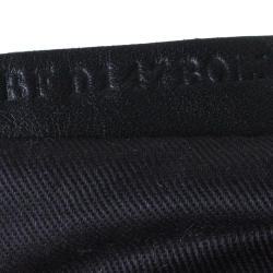 Pre Owned Valentino Black Leather Rockstud Large Wristlet Pouch