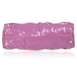 Pre Owned Valentino Fuchsia Patent Bow Bag 
