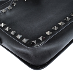 Pre Owned Valentino Leather Small Rockstud Camera Crossbody Bag