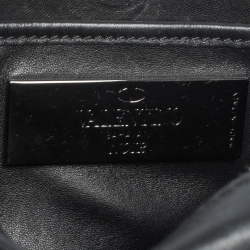 Pre Owned Valentino Leather Small Rockstud Camera Crossbody Bag