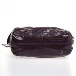 Pre Owned Valentino Burgundy Small Nuage Bow Tote Bag