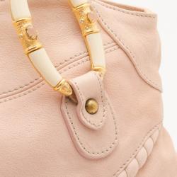 Pre Owned Valentino Nappa Leather Braided Top Handle Satchel