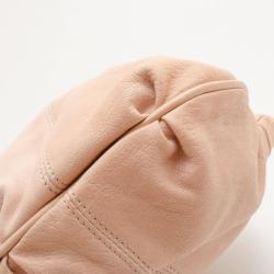 Pre Owned Valentino Nappa Leather Braided Top Handle Satchel