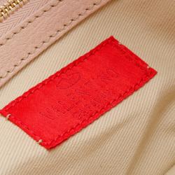 Pre Owned Valentino Nappa Leather Braided Top Handle Satchel