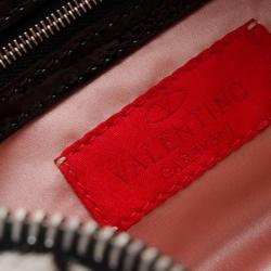 مملوكة مسبقًا Valentino White Zebra Pony Hair Shoulder Bag