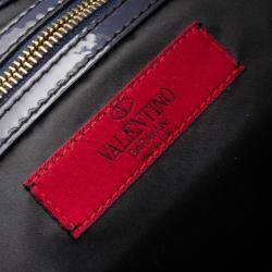 Pre Owned Valentino Blue Nuage Bow Tote