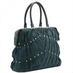 Pre Owned  Valentino Gravani Maison Studded Tote