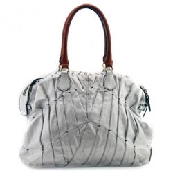 Pre Owned Valentino Pin-Tucked Tote