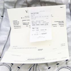 Pre Owned Valentino Pin-Tucked Tote