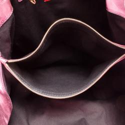 Pre Owned Valentino Large Metallic Pink Nuage Bow Tote
