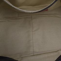 مملوكة مسبقًا Valentino Brown Leather Woven Top Handle Shoulder Bag