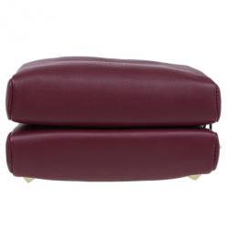 مملوكة مسبقًا حقيبة فلانتينو روكستاد جلد أحمر للكتف