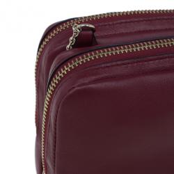 مملوكة مسبقًا حقيبة فلانتينو روكستاد جلد أحمر للكتف