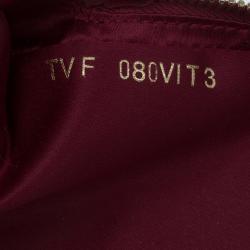 مملوكة مسبقًا حقيبة فلانتينو روكستاد جلد أحمر للكتف