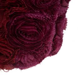 مملوكة مسبقًا Valentino Red Silk and Leather Rosier Tote