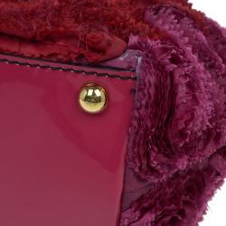 مملوكة مسبقًا Valentino Red Silk and Leather Rosier Tote