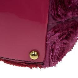 مملوكة مسبقًا Valentino Red Silk and Leather Rosier Tote