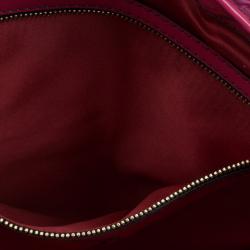 مملوكة مسبقًا Valentino Red Silk and Leather Rosier Tote