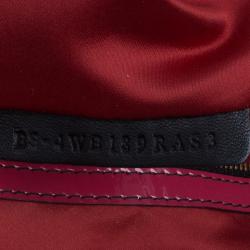 مملوكة مسبقًا Valentino Red Silk and Leather Rosier Tote