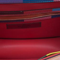 مملوكة مسبقًا حقيبة كتف فاينتينو ميني روكستد 1973 جلد متعددة الألوان بقفل