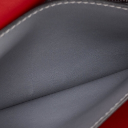 Pre Owned Valentino Grey Leather Rockstud Wristlet Clutch