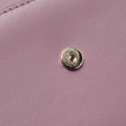 Pre Owned Valentino Lilac Leather Mini Rockstud Crossbody Bag