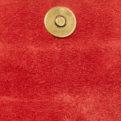 مملوكة مسبقًا Valentino Red Leather Enchanted Wonderland Micro My Rockstud Top Handle Bag 