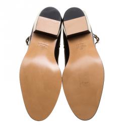 Pre Owned Valentino Black Leather Rockstud Ankle Boots Size 39