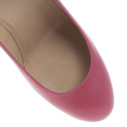 Pre Owned Valentino Pink Studded Platform Pumps Size 40