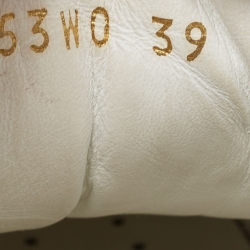 Pre Owned Valentino White Leather VLTN Bounce Sneakers Size 39