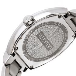 Pre Owned Valentino Mother of Pearl Stainless Steel Liaison V48 Women's Wristwatch 32 mm