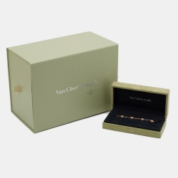 Pre Owned Van Cleef & Arpels Sweet Alhambra 18k Rose Gold Bracelet