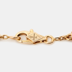 Pre Owned Van Cleef & Arpels Sweet Alhambra 18k Rose Gold Bracelet
