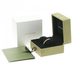 Pre Owned Van Cleef & Arpels Perlée Signature 18k Yellow Gold Bracelet S