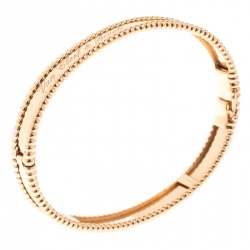 مملوكة مسبقًا سوار فان كليف & أربلز بيرلي ذهب وردي عيار 18 بالشعار M