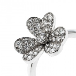 مملوكة مسبقًا خاتم فان كليف & أربلز فريفول ألماس مرصع ذهب أبيض عيار 18