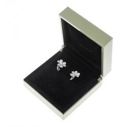 مملوكة مسبقًا Van Cleef & Arpels Frivole Diamond Paved 18K White Gold Earrings